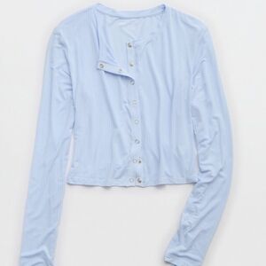 Aerie Superchill Modal Cardigan | XXS | NWT | Soft Lounge Layer